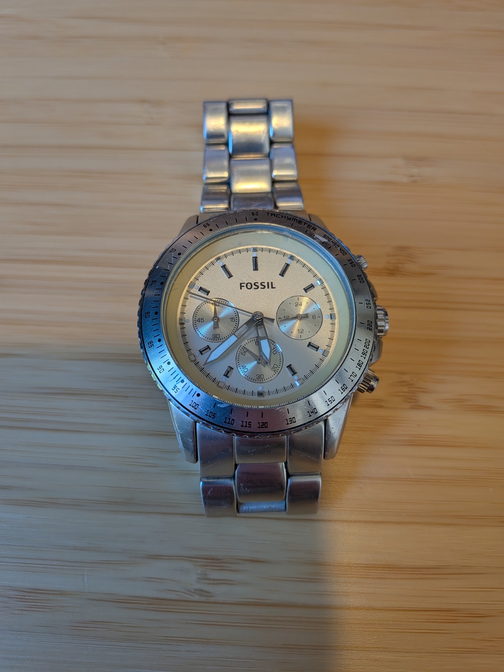 Fossil Men's Stainless Steel Chronograph Watch
